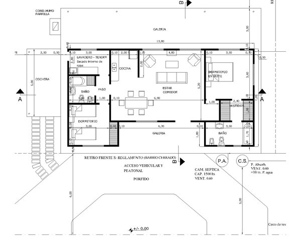 Plano de Obra de casa canadiense